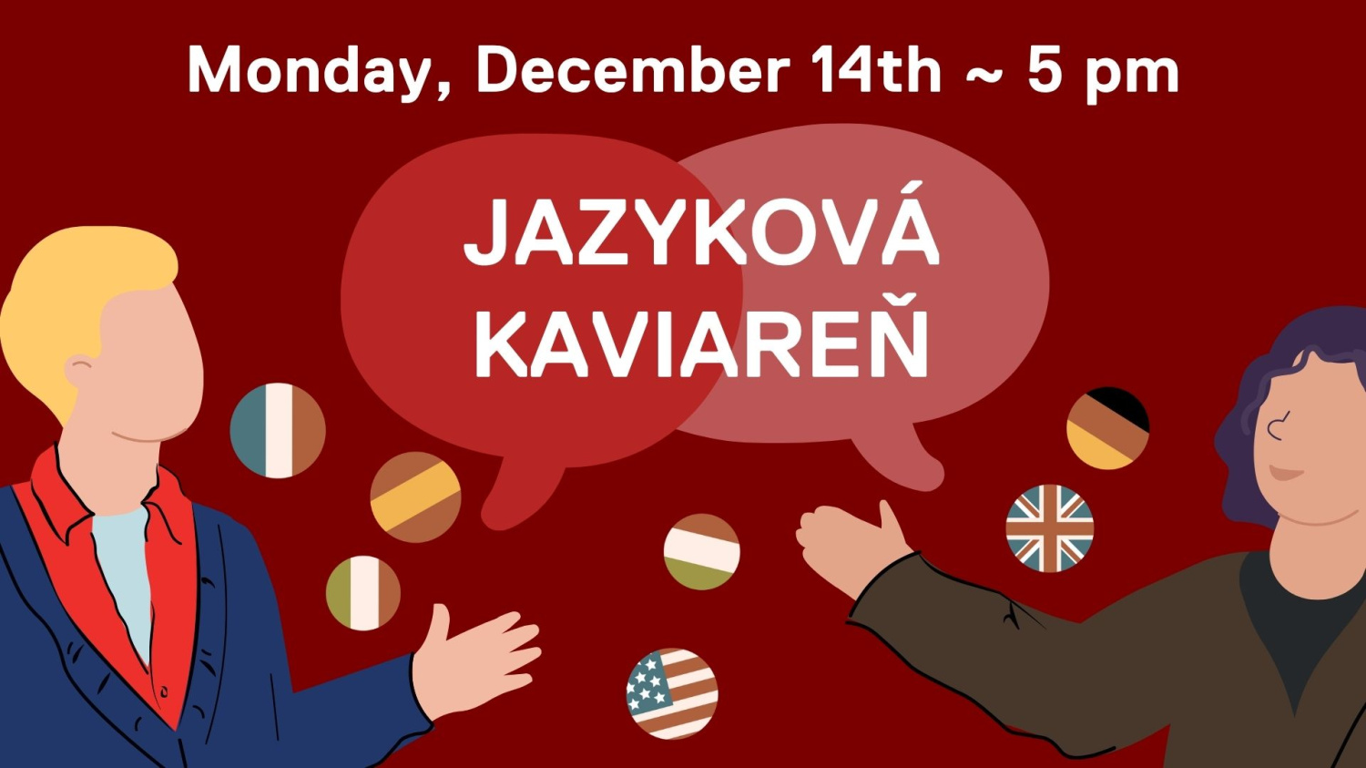 Jazyková kaviareň | Kácečko | 17:00